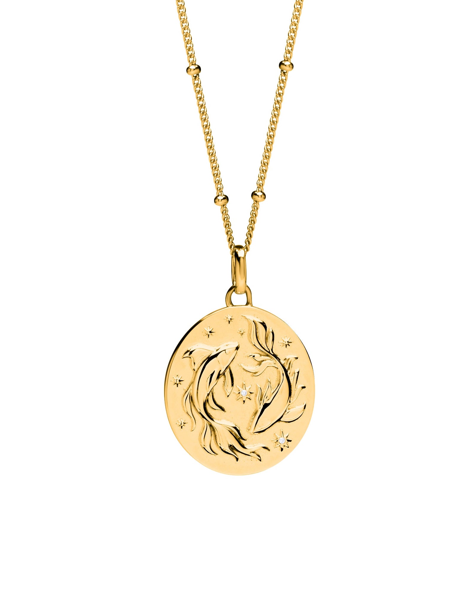 Pisces Zodiac Necklace