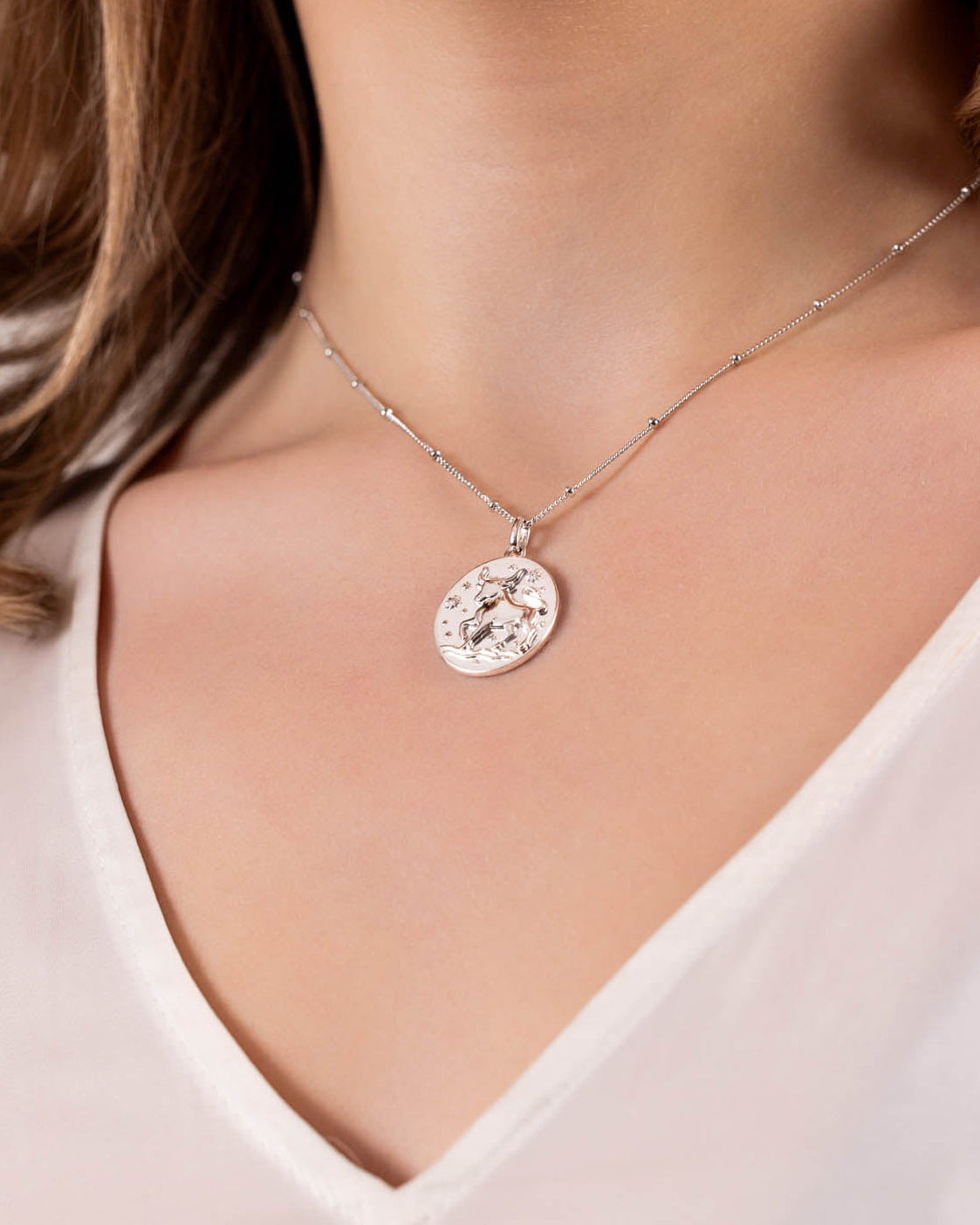 Taurus Zodiac Necklace