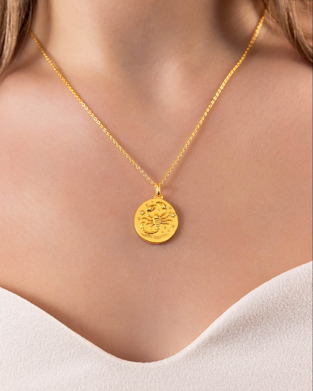 Scorpio Zodiac Necklace