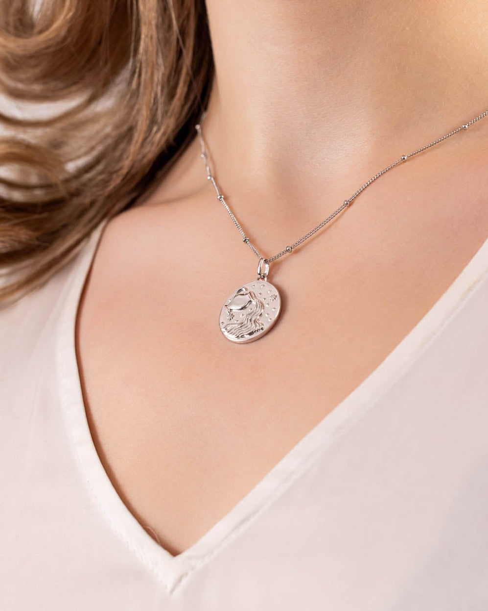 Aquarius Zodiac Necklace