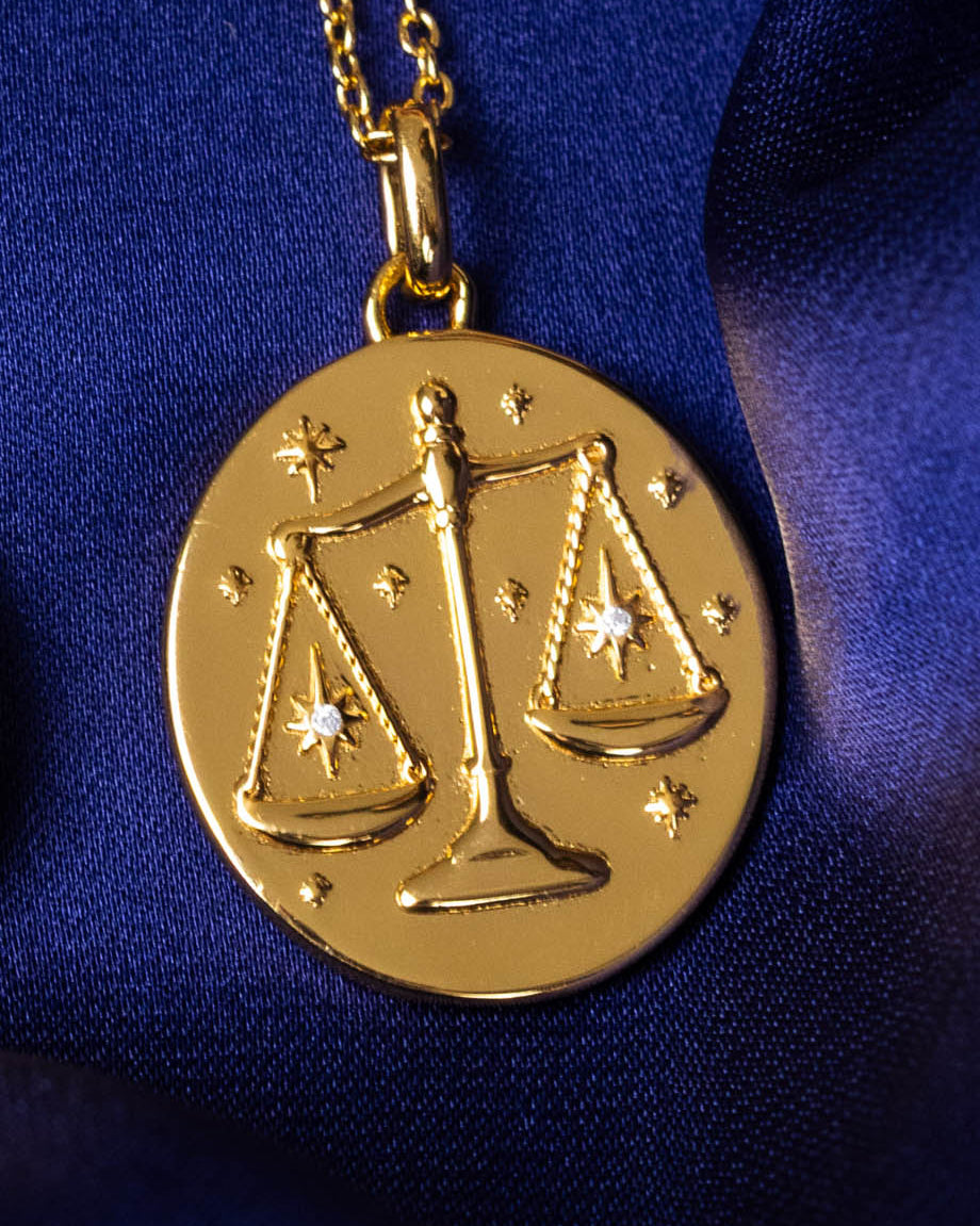 Libra Zodiac Necklace
