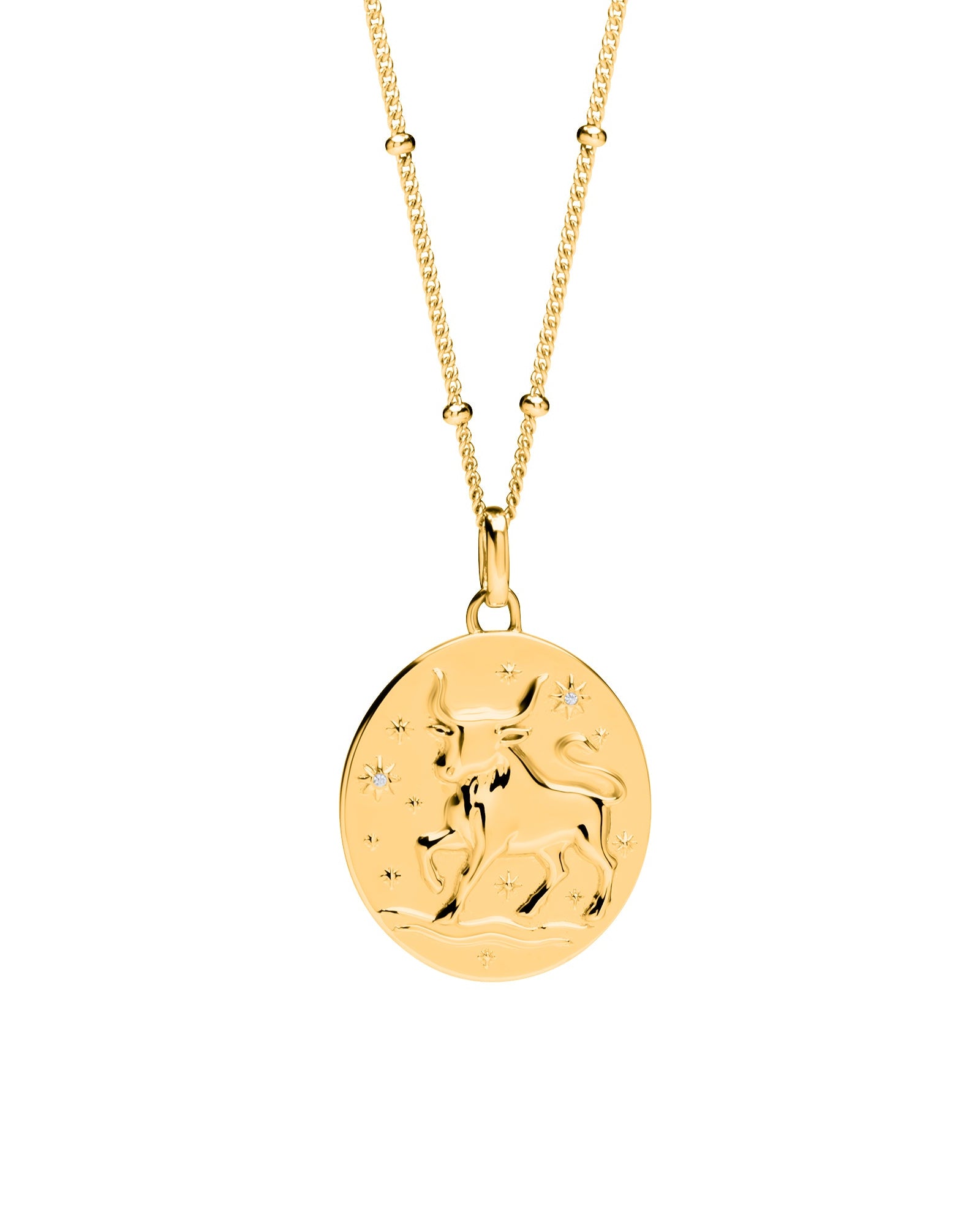 Taurus Zodiac Necklace
